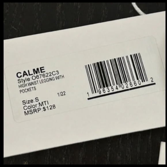 Johnny Was Calme Tie Dye High Waist Leggings With Pockets Size S - Picture 10 of 11